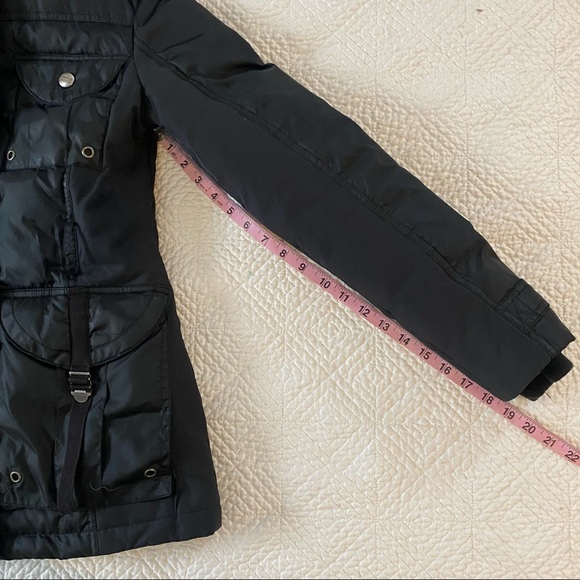 Miss Sixty Down & Faux Fur Trim Utility Winter Jacket Parka Anorak Coat XS - Picture 11 of 15